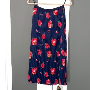 Aritzia Babatin long pleated skirt